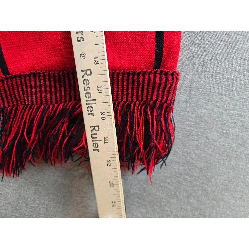 The Casualties Scarf Red Army NYC Punx Unisex OS Red Skull Punk‎ Rock Band Knit